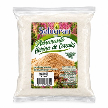 Amaranto harina 250gr Salugran