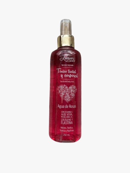 TONICO FACIAL Y CORPORAL (AGUA DE ROSAS)