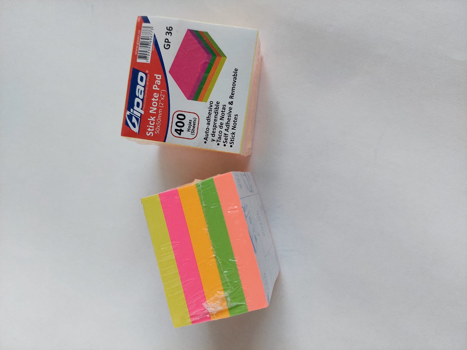 NOTA ADHESIVAS GIPAO 50X50