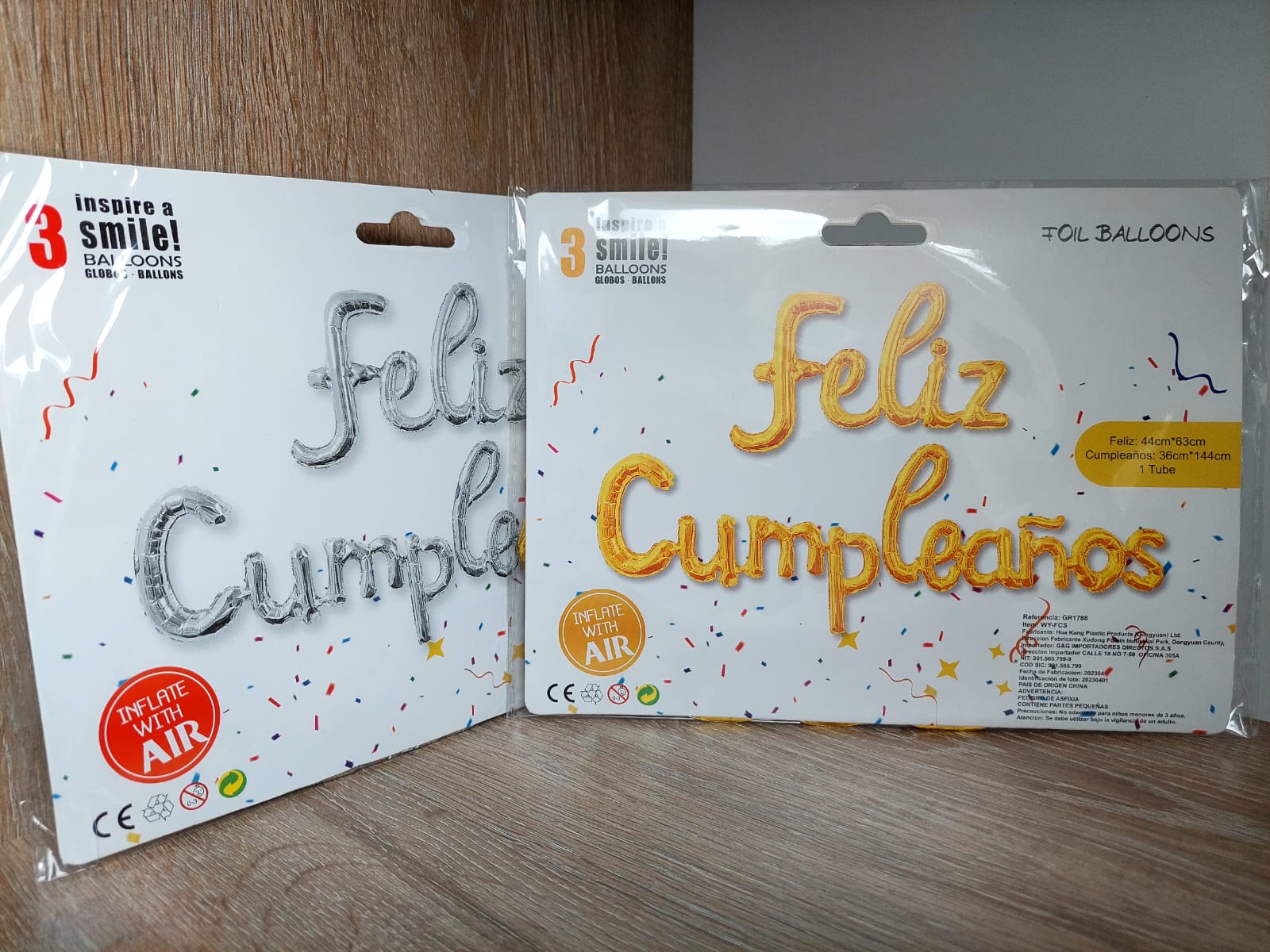 LETRERO  FELIZ CUMPLEAÑOS