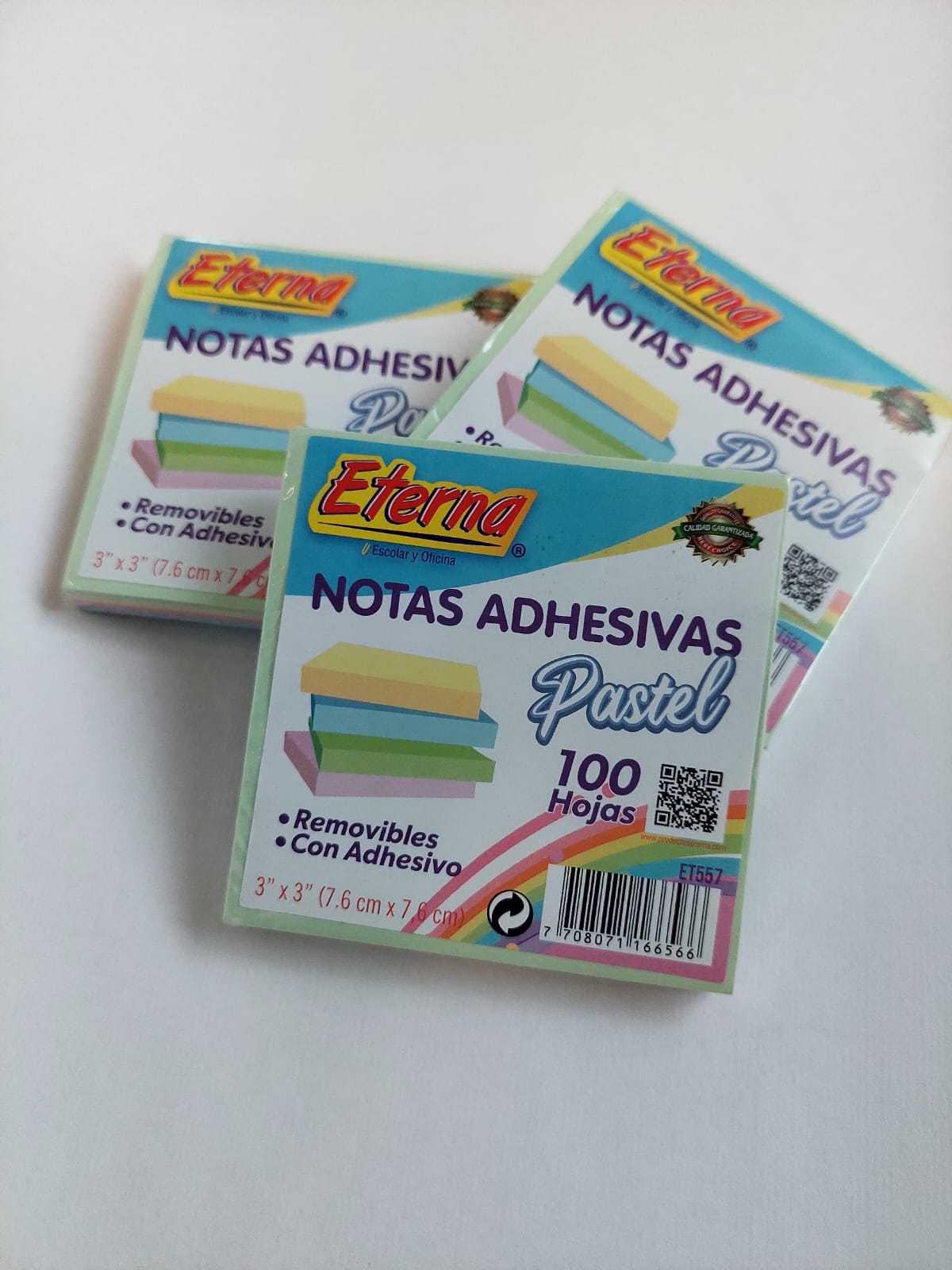NOTAS ADHESIVAS PASTEL