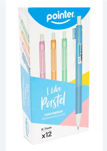 PORTAMINAS GIPAO  0.7 COLORES PASTELES