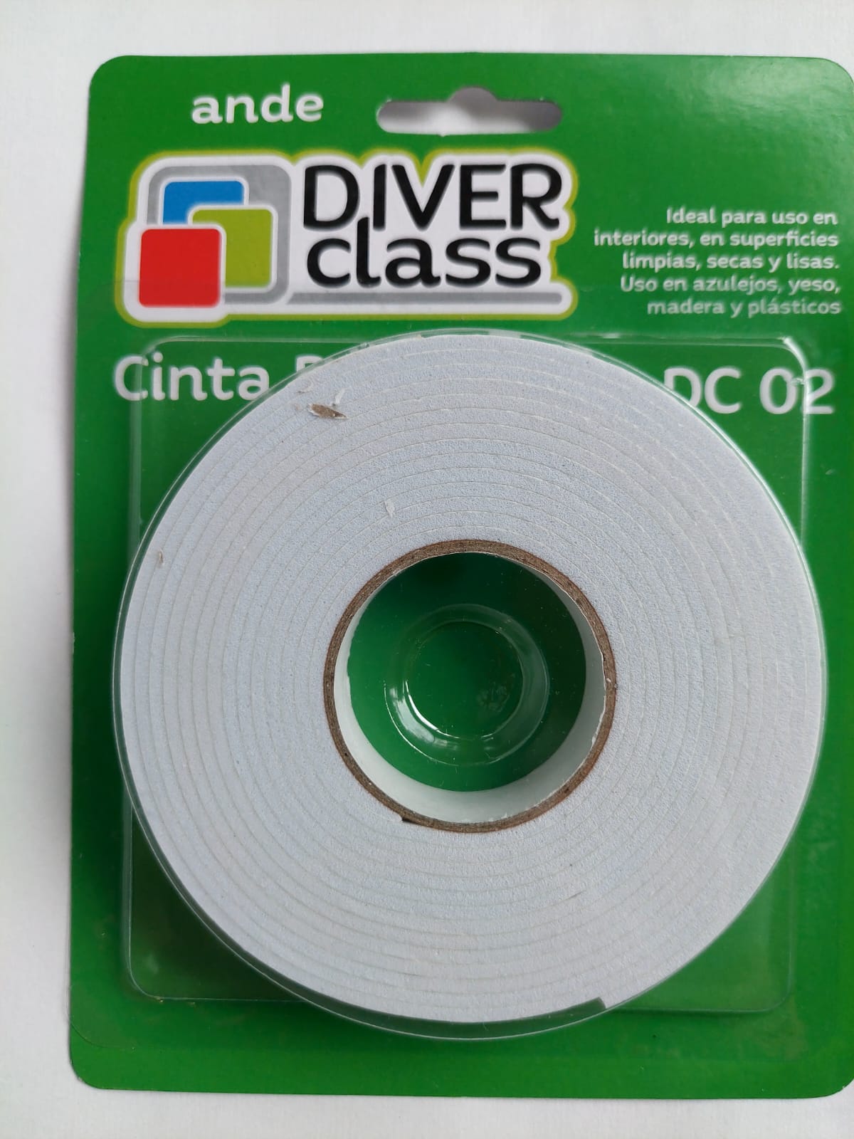 CINTA DOBLE FAZ DE ESPUMA DIVER CLASS 2M