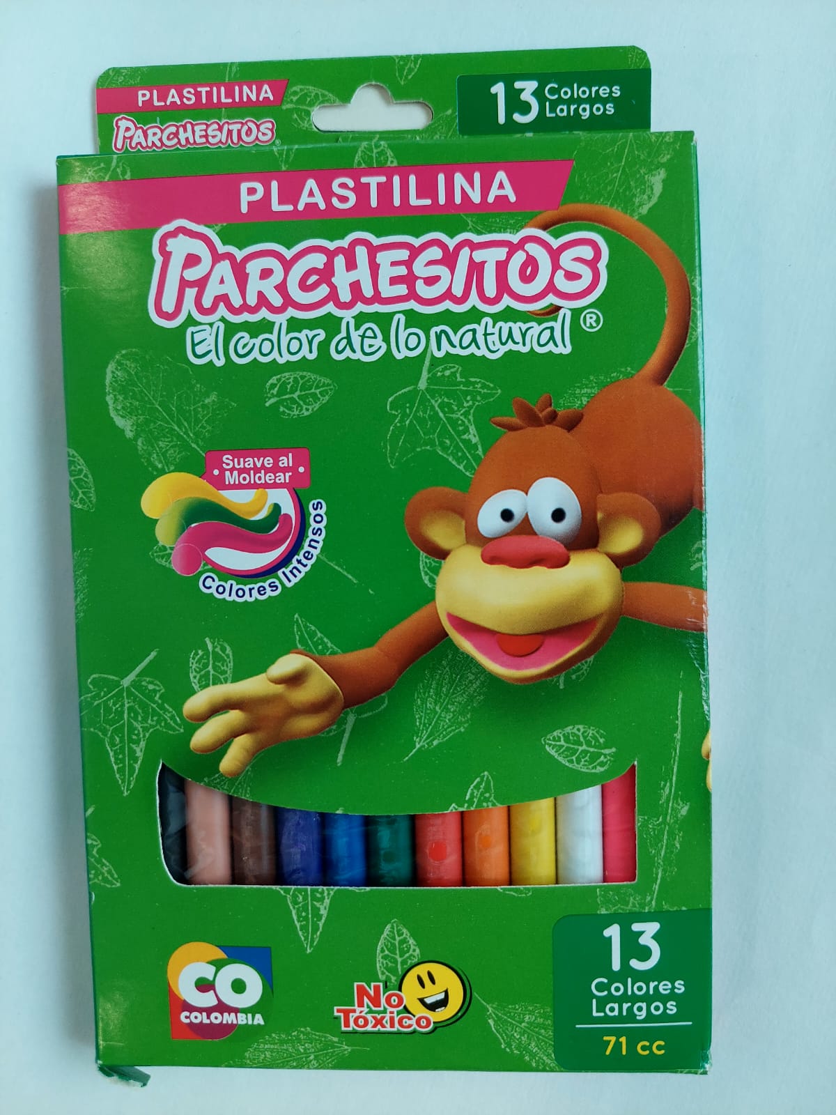 PLASTILINA PARCHESITO X 9 PEQUEÑA
