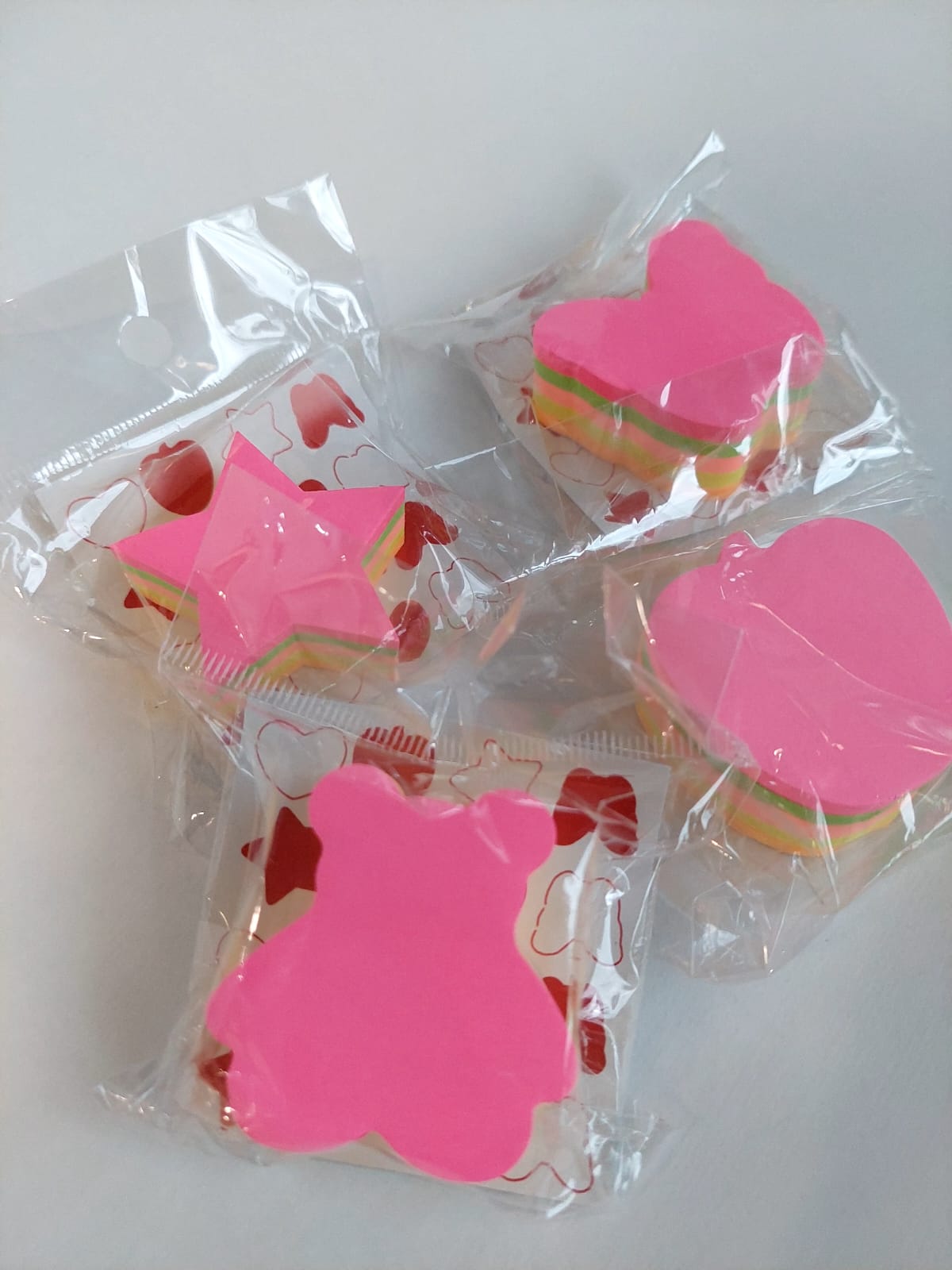 TACO ADHESIVO MINI  388 4  FIGURAS COLOR