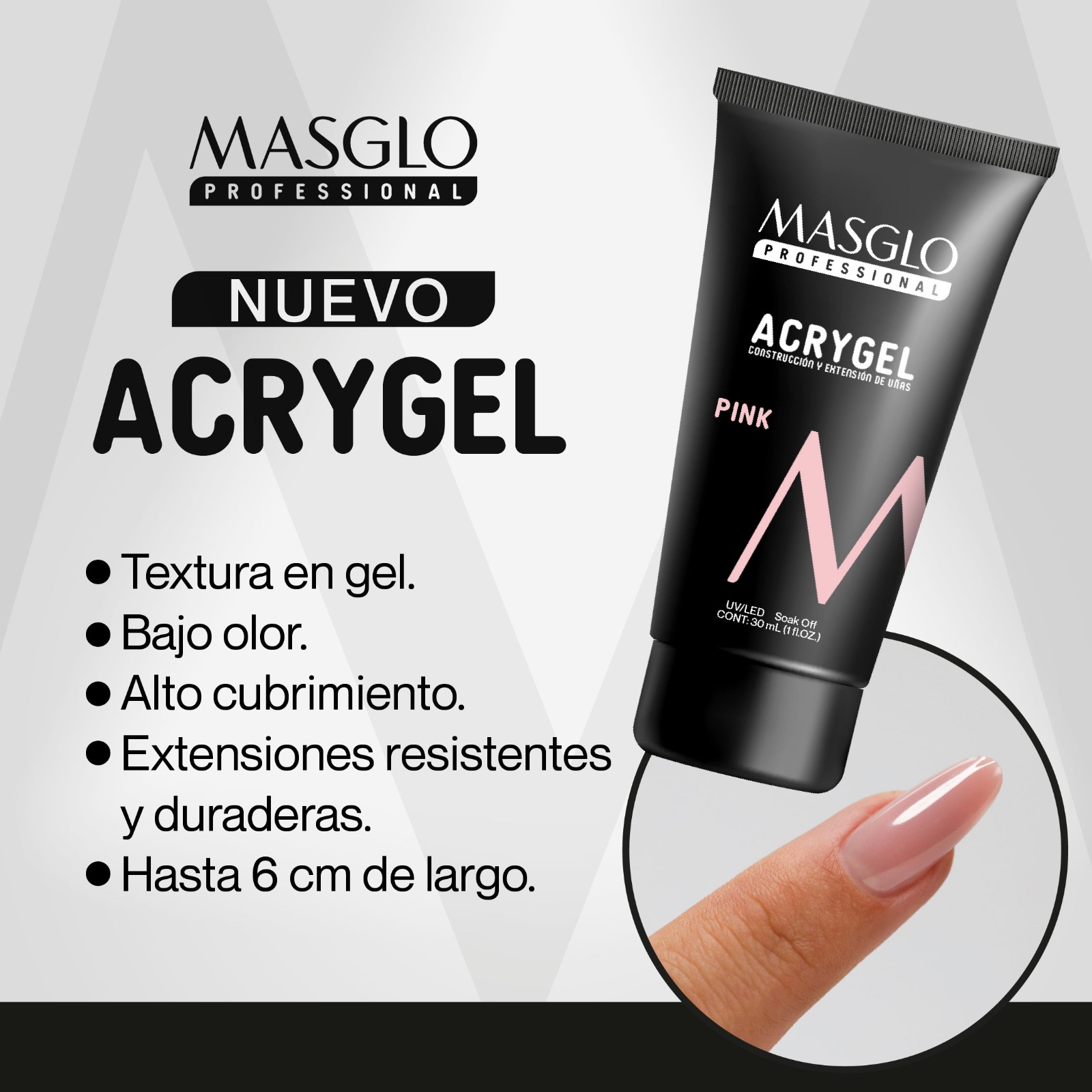 ACRYGEL MASGLO 30ML