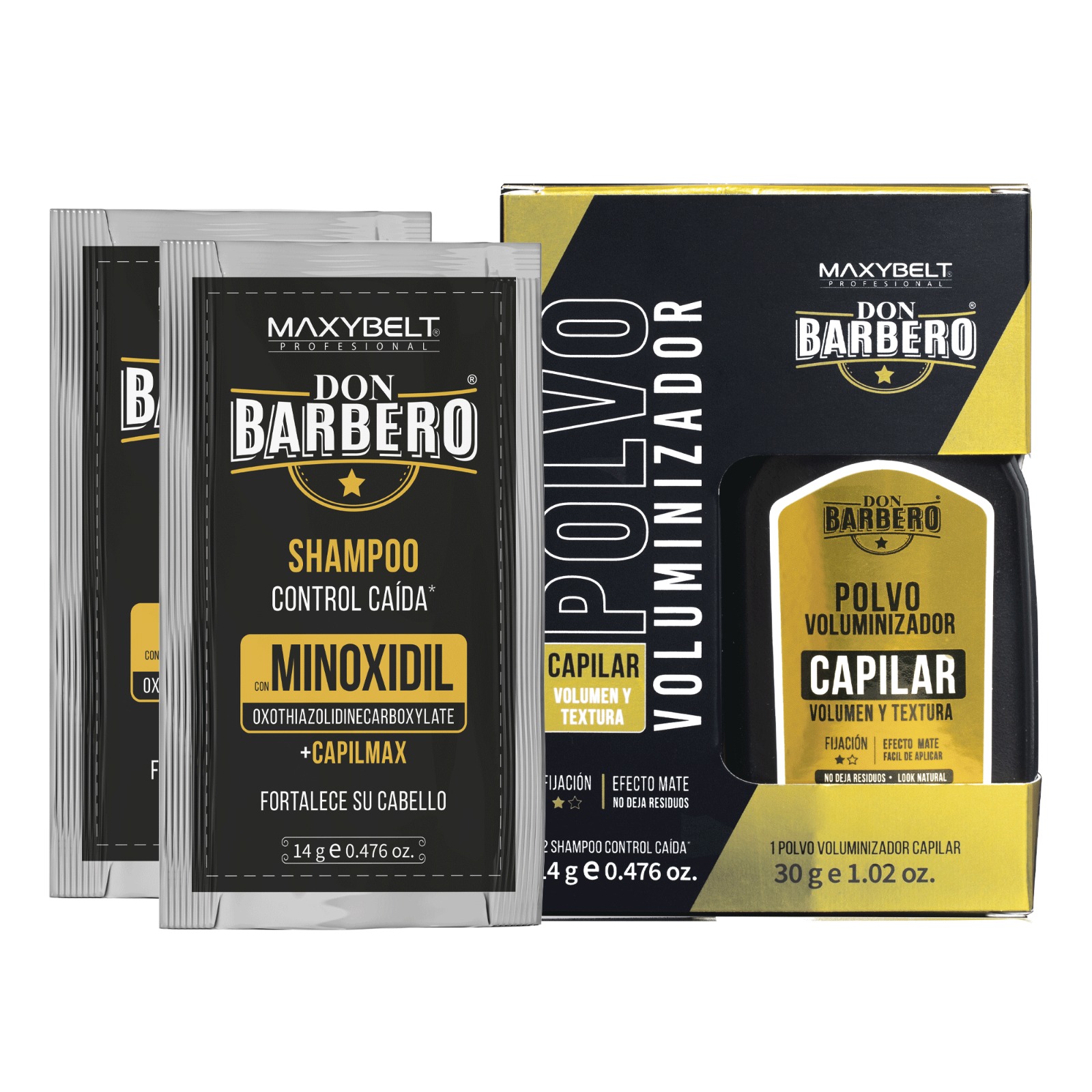 KIT POLVO VOLUMINIZADOR MINOXIDIL