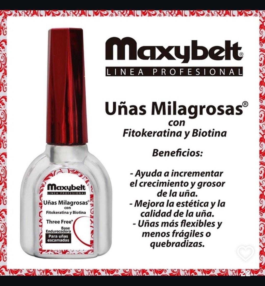 BASE UÑAS MILAGROSA MAXYBELT