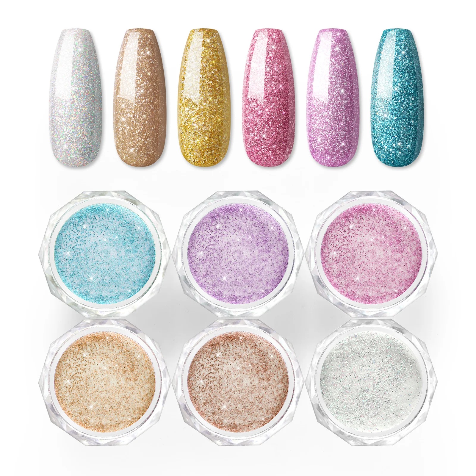 14097 GLITTER PARA UÑAS BOREAL