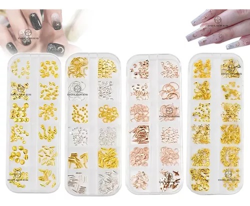 15601 FIGURAS PARA UÑAS NACAR CAJA X12