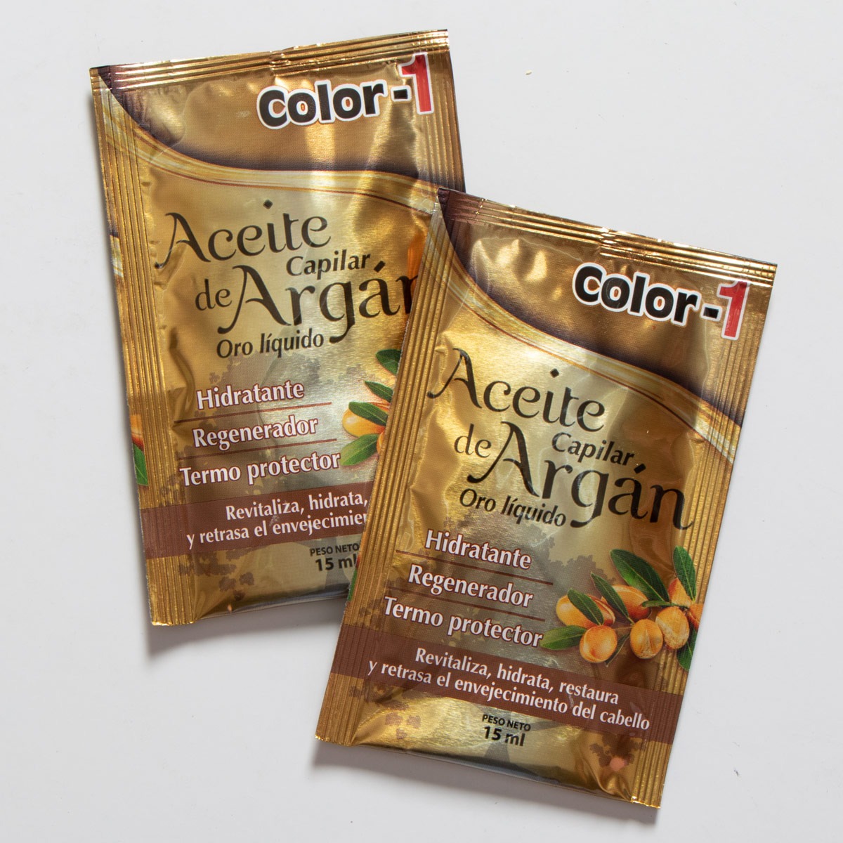 ACEITE CAPILAR DE  ARGAN COLOR 1