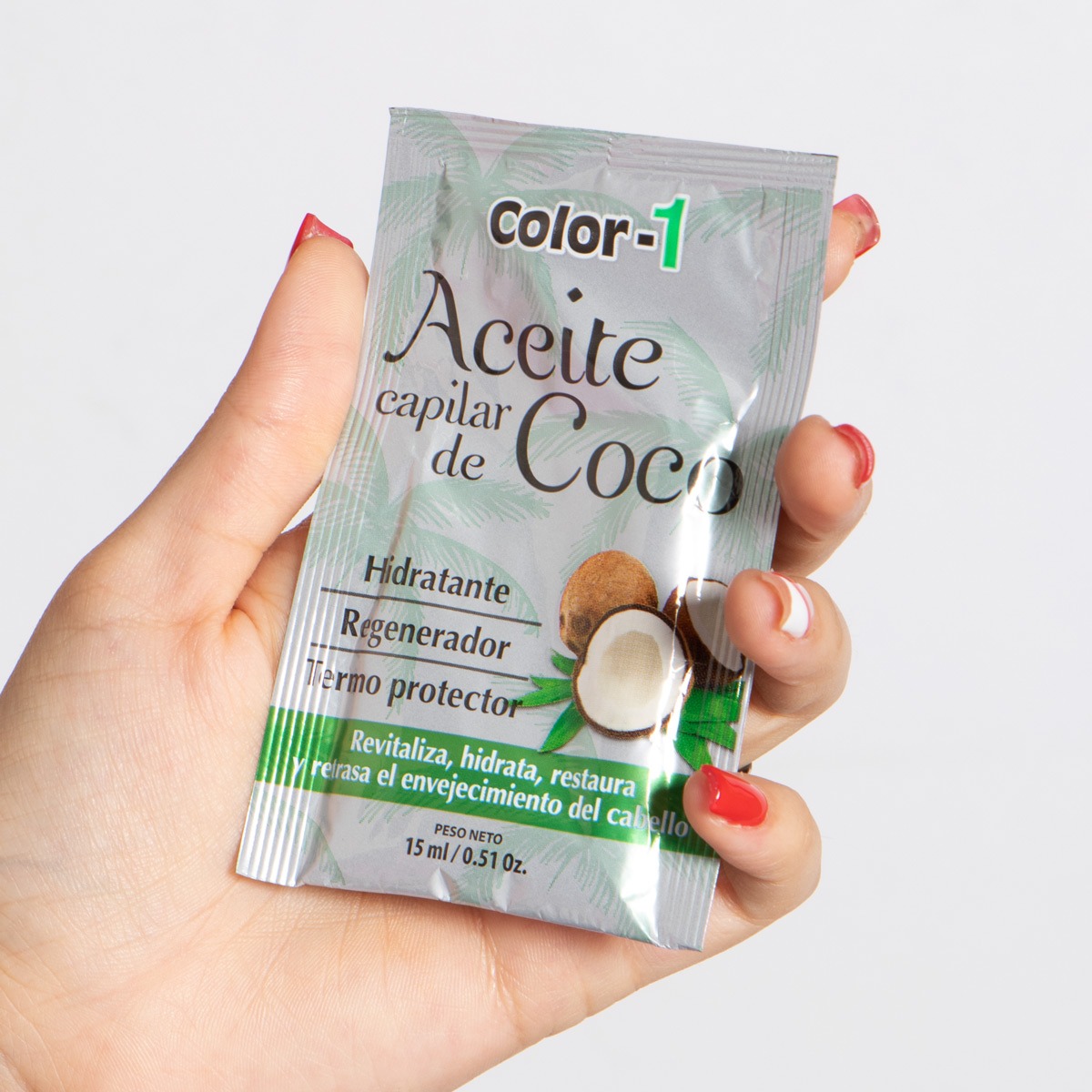 ACEITE CAPILAR DE COCO COLOR 1