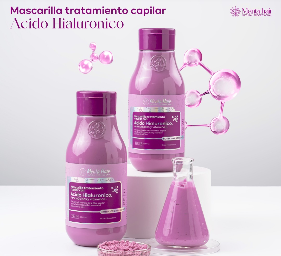 TRATAMIENTO ACIDO HIALURONICO MENTA HAIR 500ML