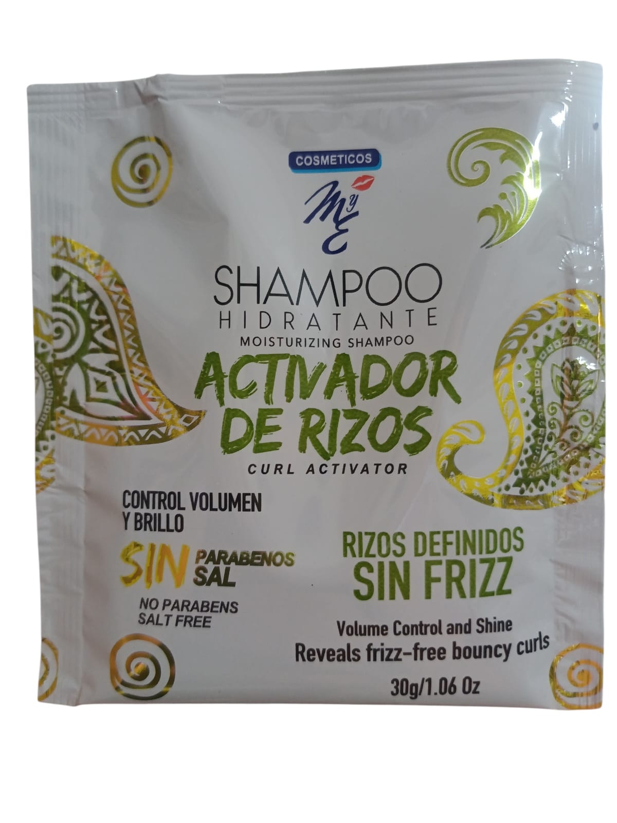 SHAMPOO ACTIVADOR DE RIZOS MYE 30ML