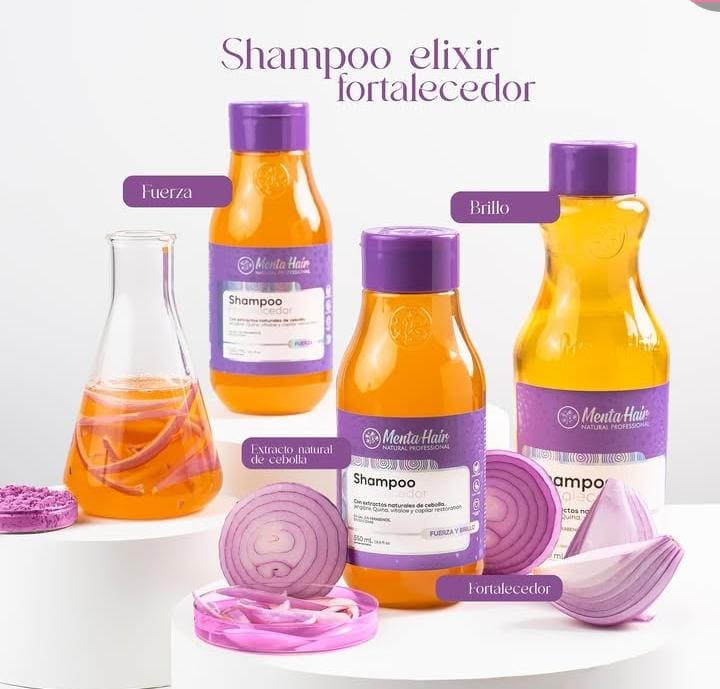 SHAMPOO CEBOLLA Y AJO MENTA HAIR X550ML