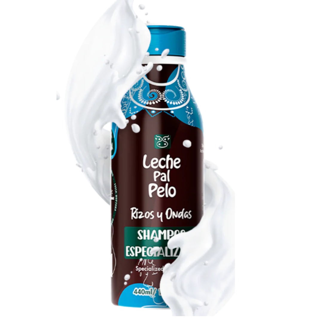 SHAMPOO Y ACONDICIONADOR RIZOS Y ONDA LECHE PAL PELO X440