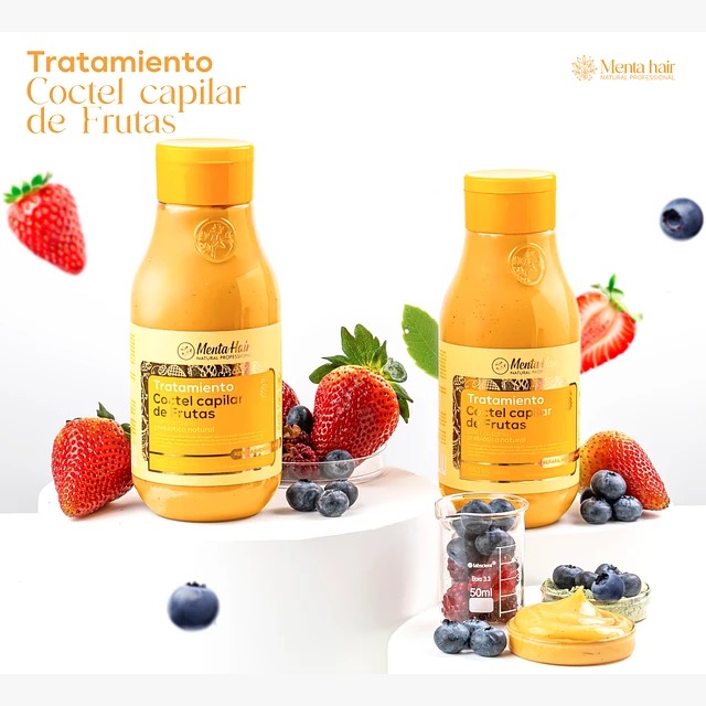 COCTEL DE FRUTAS MENTA HAIR X550ML