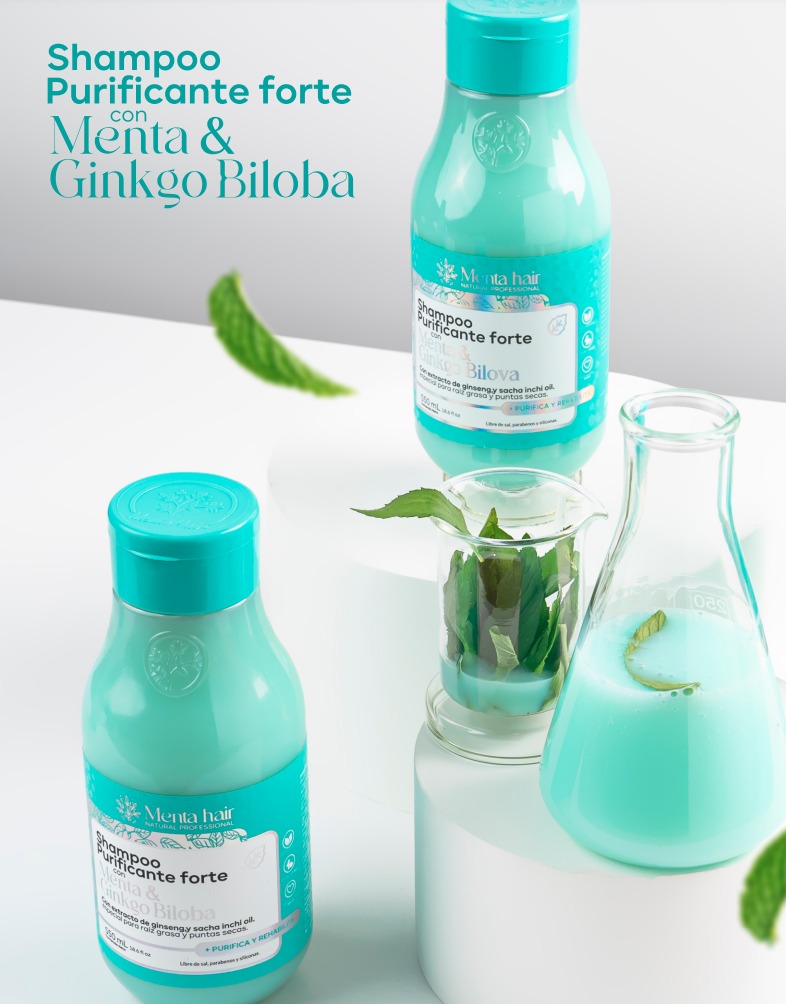 SHAMPOO Y TRATAMIENTO GINKGO BILOVA MENTA HAIR
