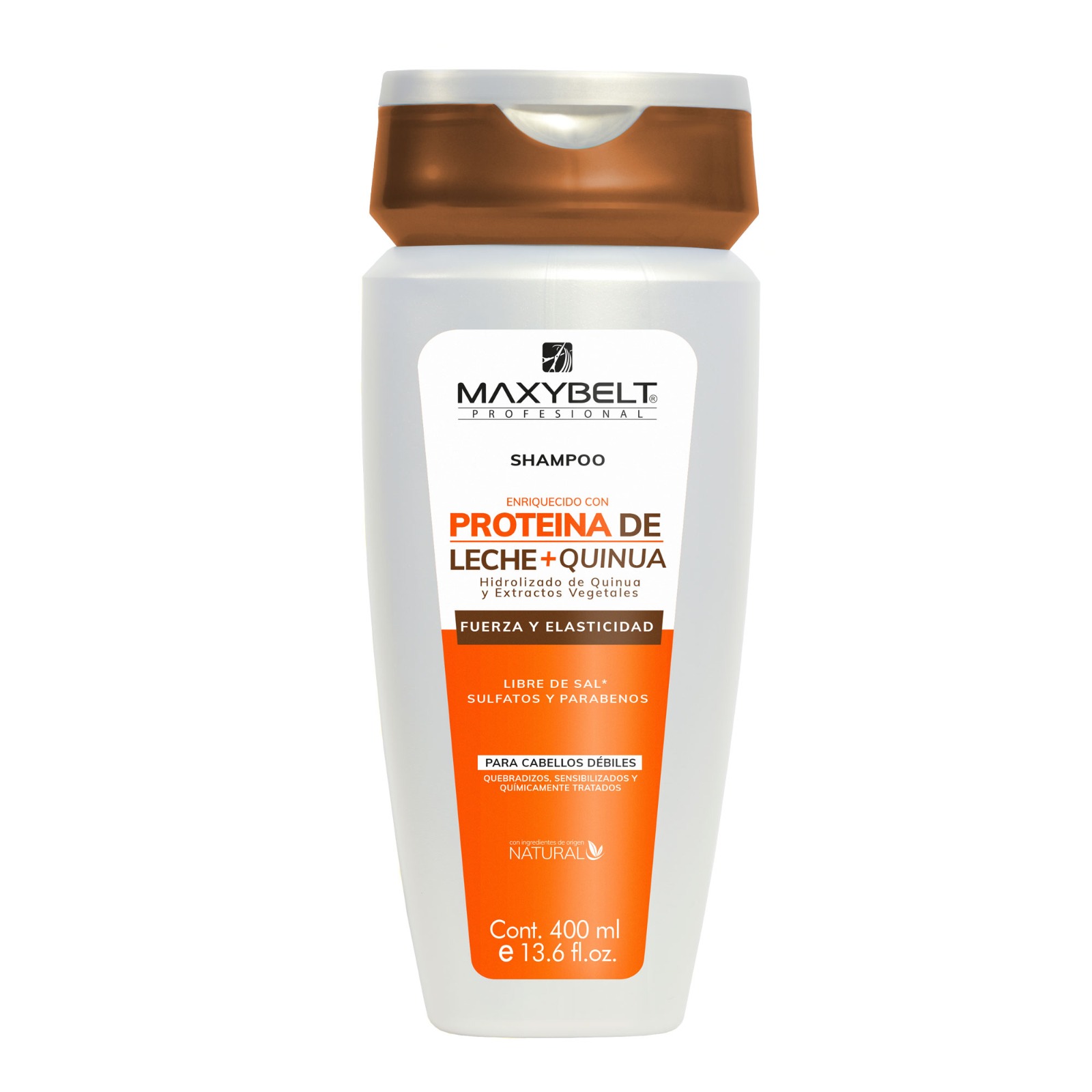SHAMPOO PROTEINA DE LECHE 400ML MAXYBELT