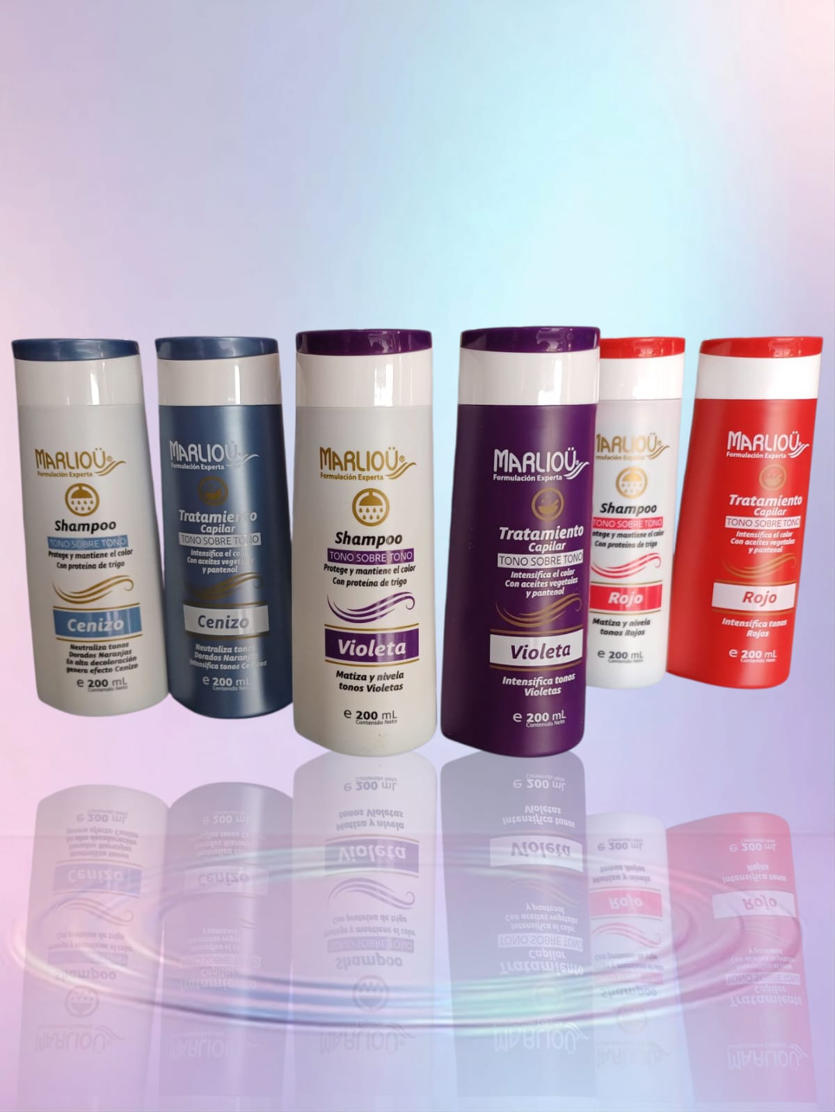 SHAMPOO Y TRATAMIENTO TONO A TONO MARLIOU 200ML