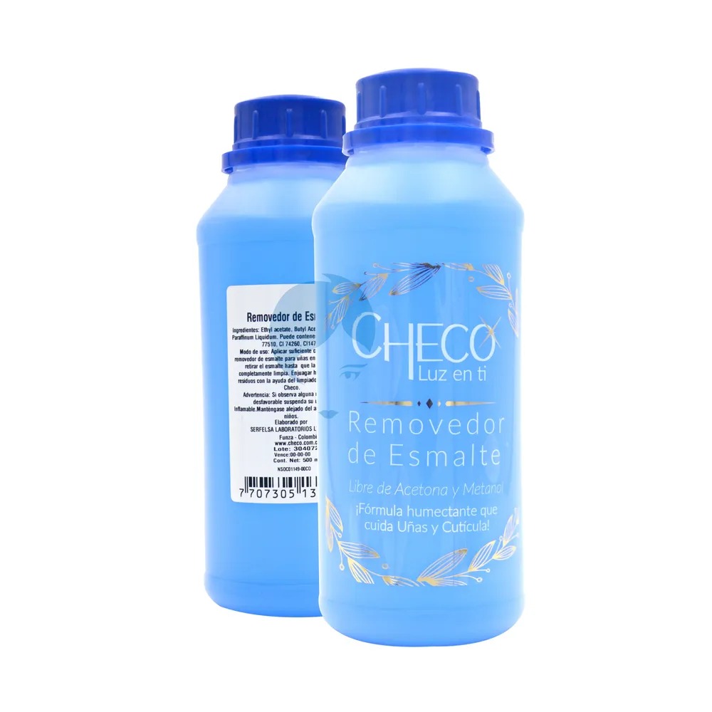 REMOVEDOR DE ESMALTE CHECO X500ML