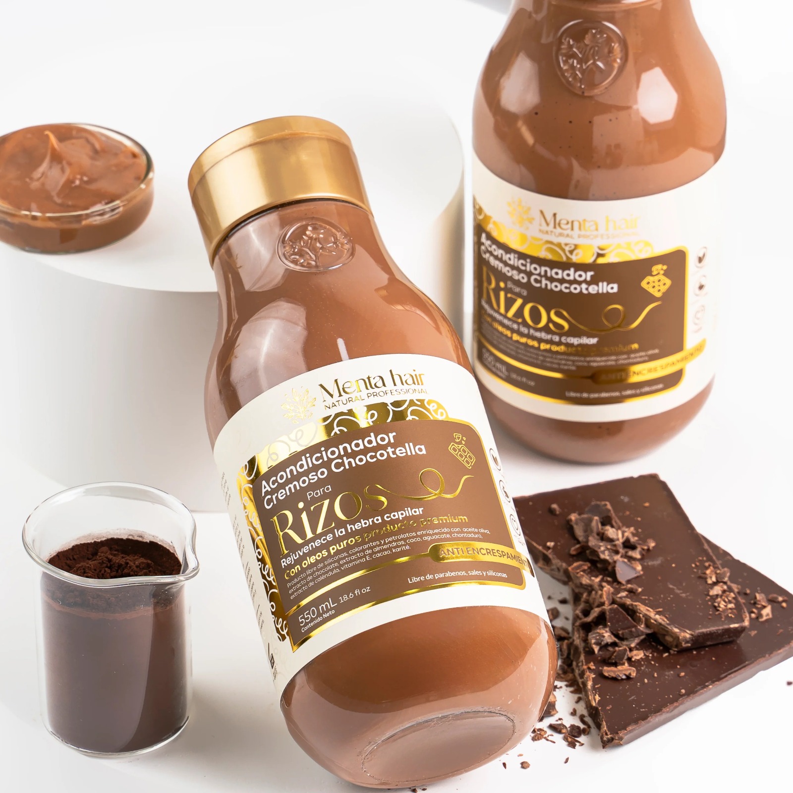 ACONDICIONADOR RIZOS CHOCOTELLA X550ML MENTA HAIR