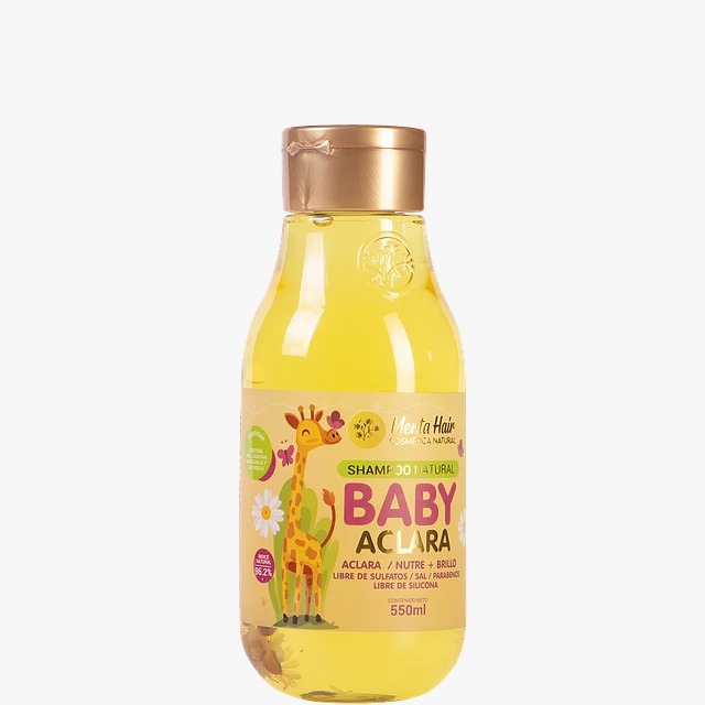 SHAMPOO BABY  ACLARA X550ML MENTA HAIR