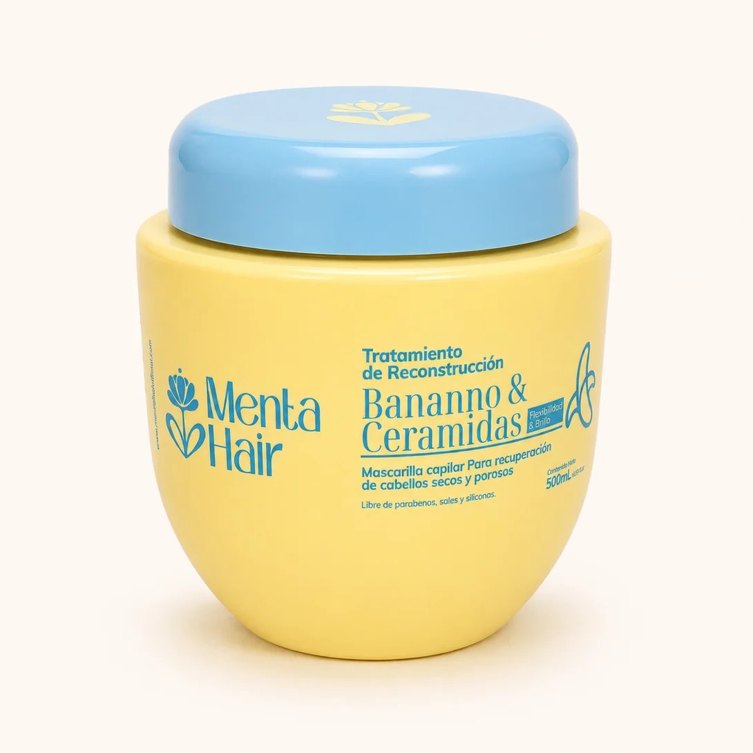 TRATAMIENTO BANANO Y CERAMIDAS MENTA HAIR 500ML