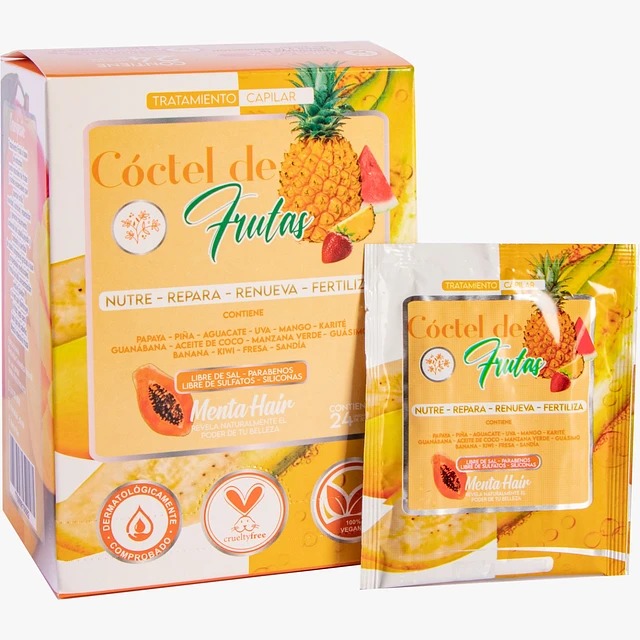 COCTEL DE FRUTOS MENTA HAIR X30GRS