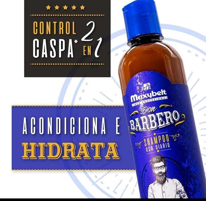 SHAMPOO DON BARBERO CONTROL CASPA 400ML