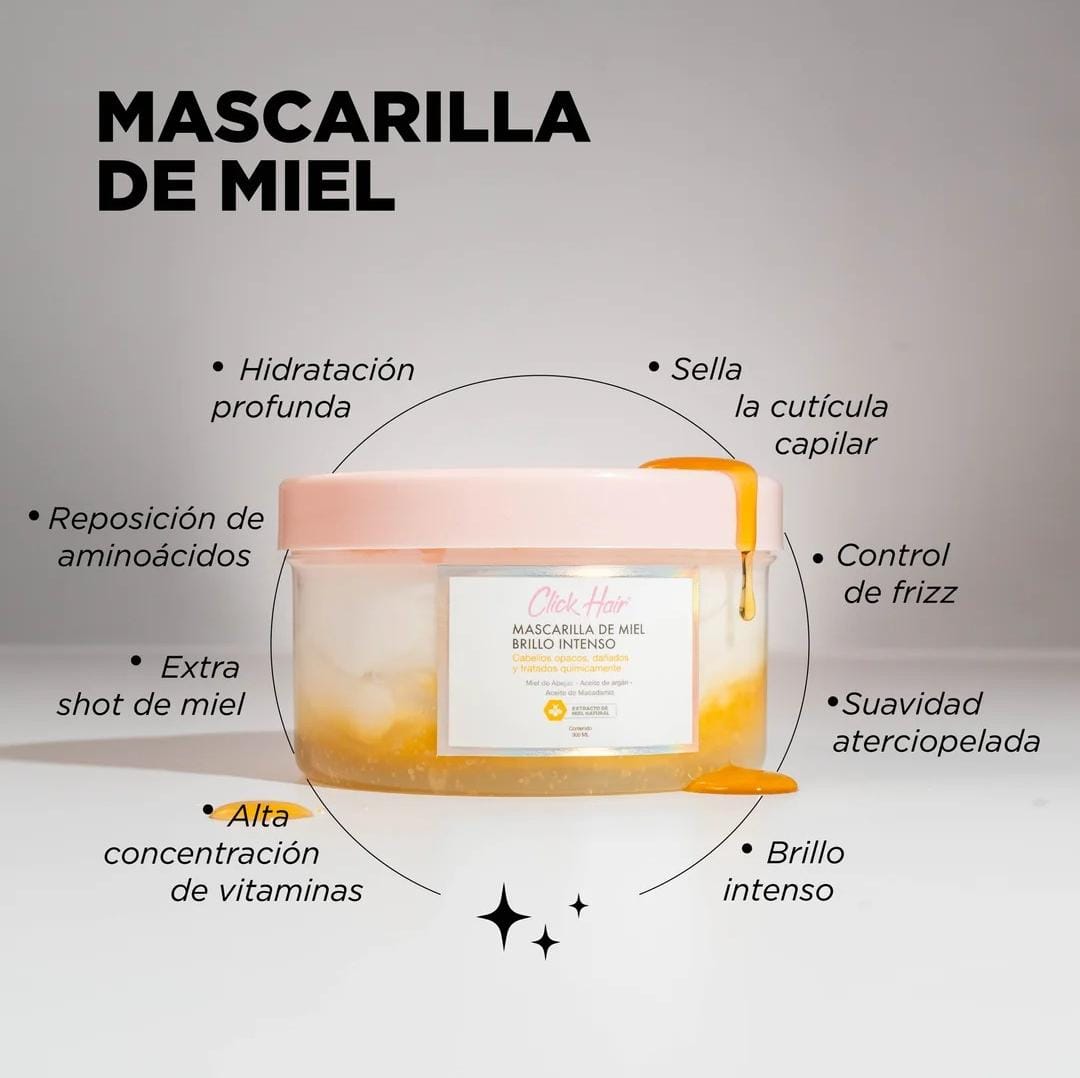 MASCARILLA DE MIEL CLICK HAIR 300ML