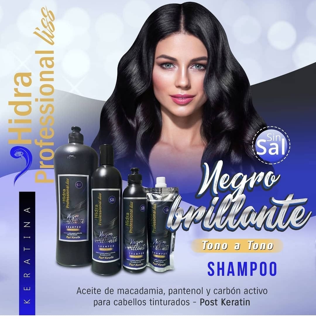 SHAMPOO NEGRO BRILLANTE HIDRA