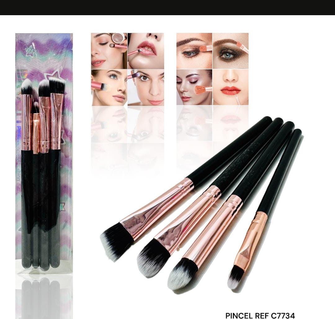 KIT DE BROCHAS PARA OJOS X4 7734