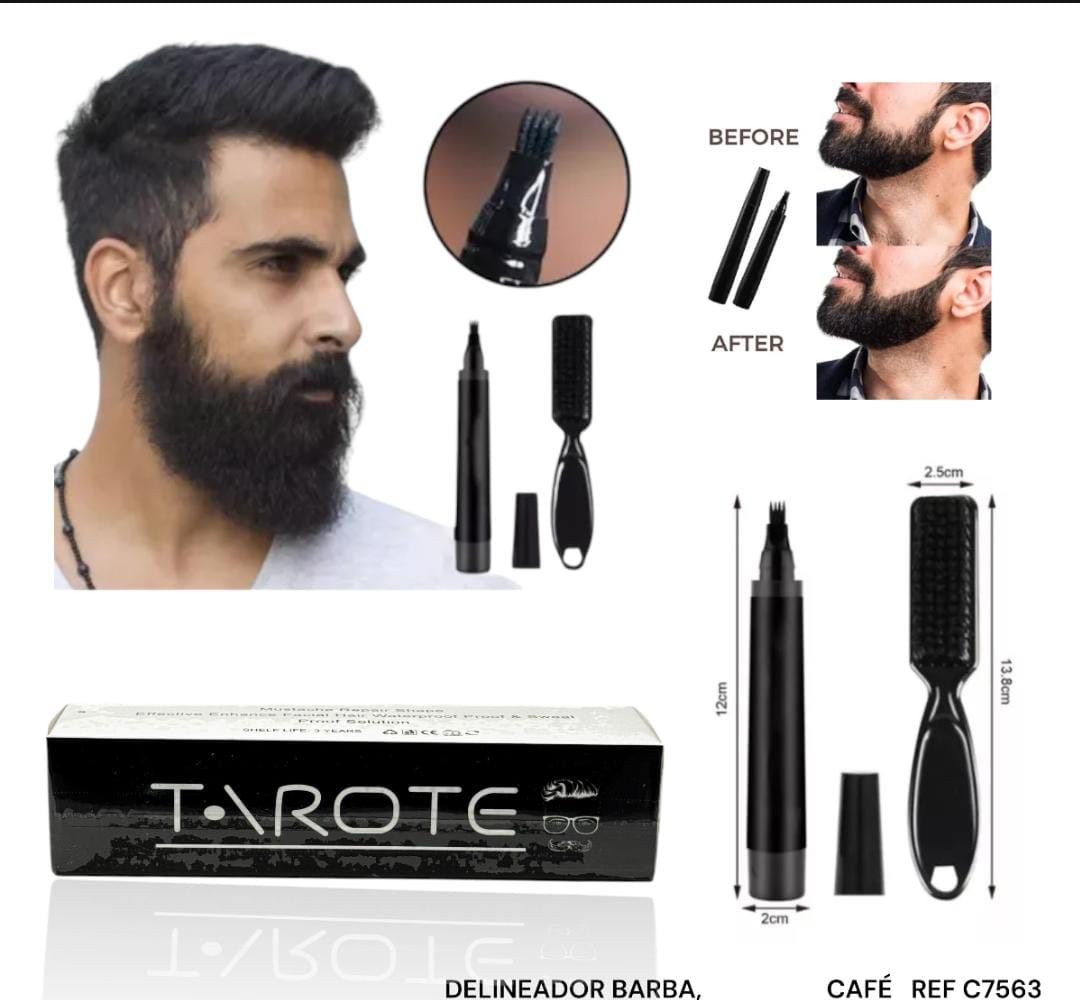 KIT PARA TINTURAR BARBA 4 PELOS 7563