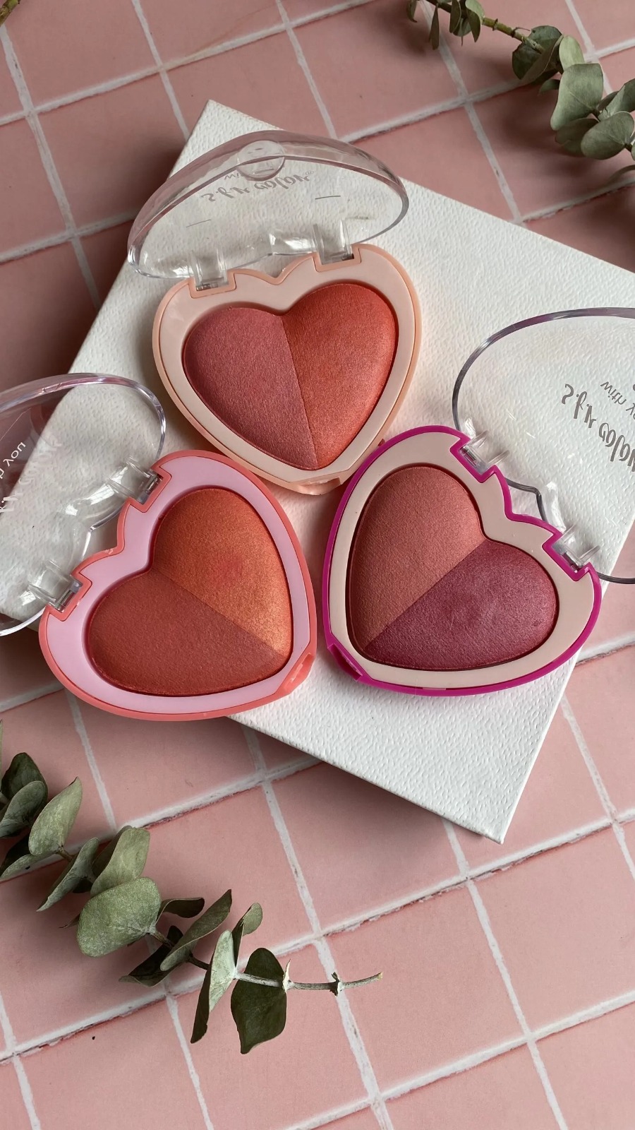 RUBOR COMPACTO CORAZON