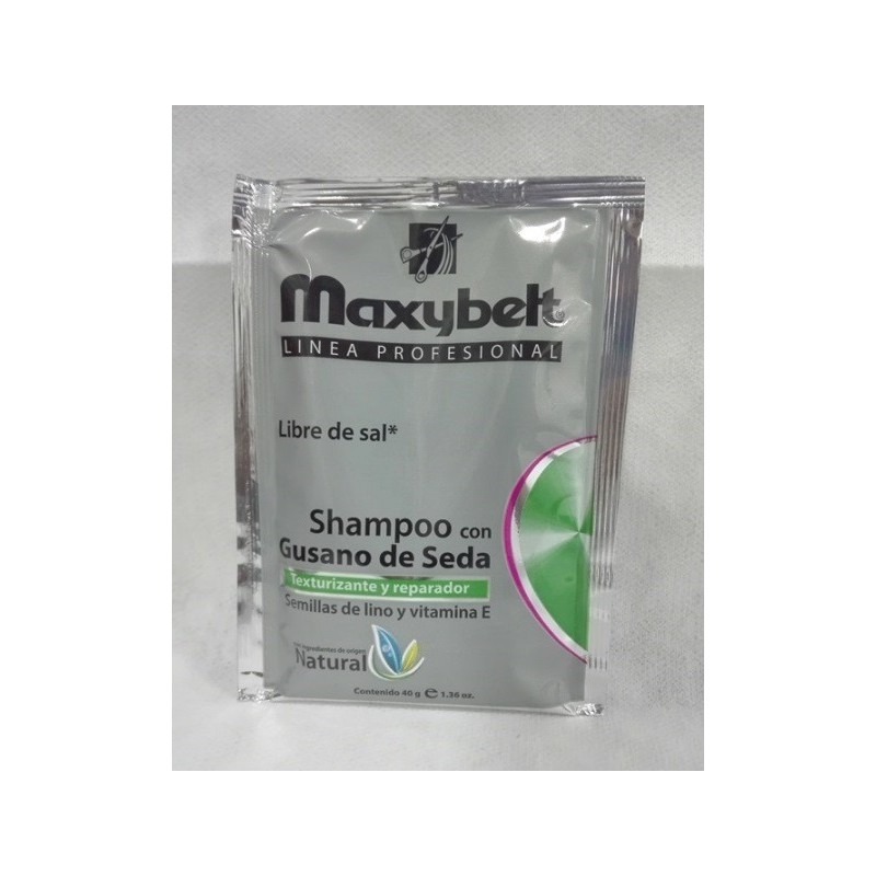 SHAMPOO GUSANO DE SEDA 40GRS MAXYBELT