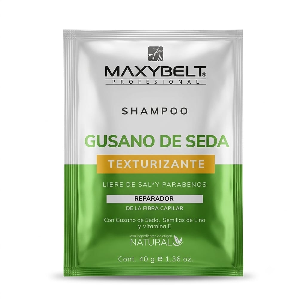 SHAMPOO GUSANO DE SEDA 40GRS MAXYBELT