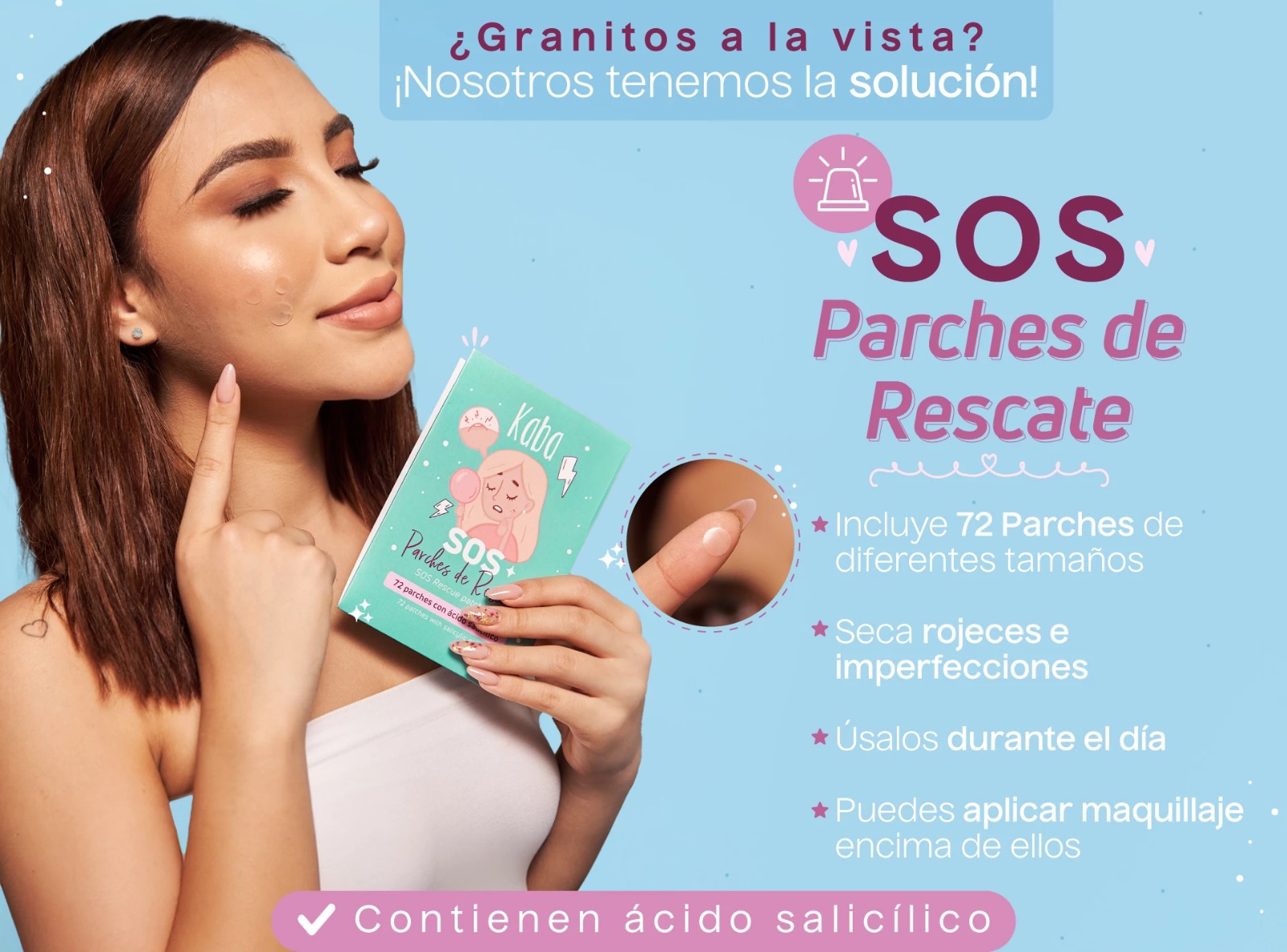 PARCHES ANTI ACNE KABA