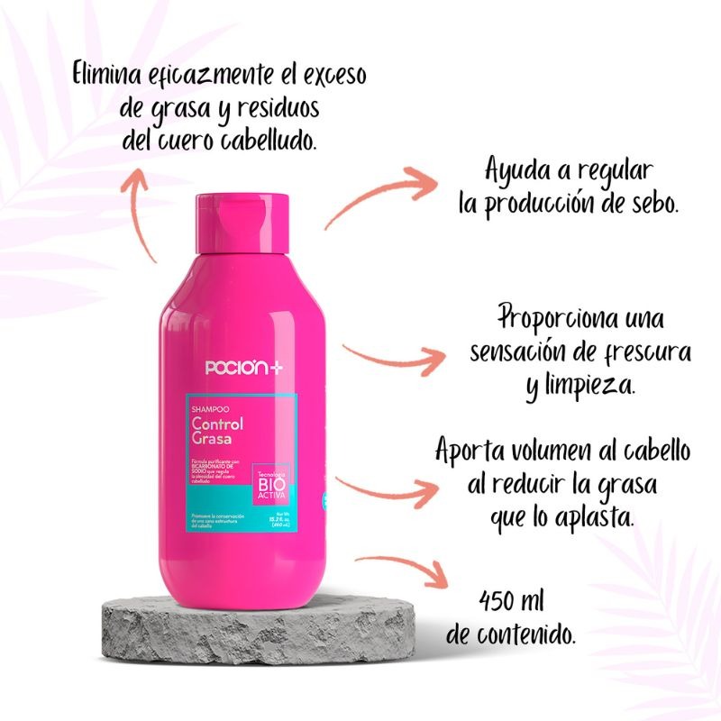 SHAMPOO GRASA POCION