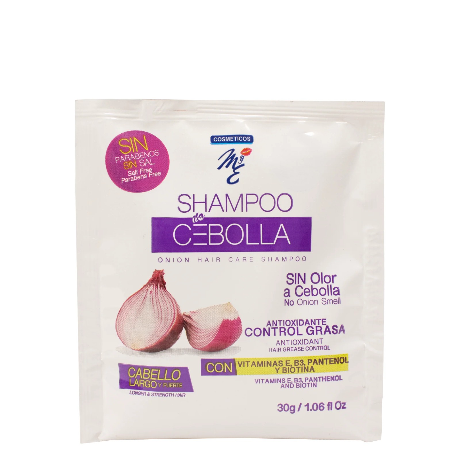 SHAMPOO DE CEBOLLA MYE EN SOBRE