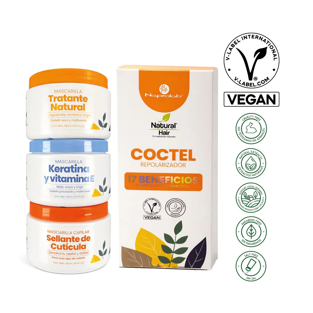 COCTEL NATURAL HAIR X3