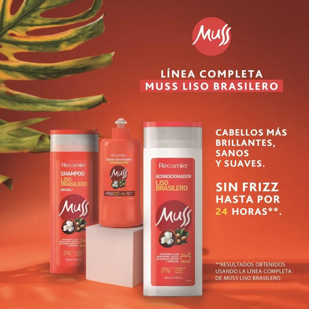 KIT CAPILAR MUSS BRASILERO LISO