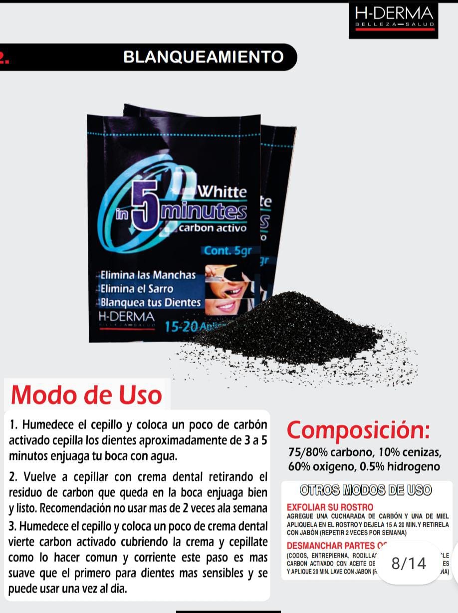 H-DERMA BLANQUEADOR DE DIENTES