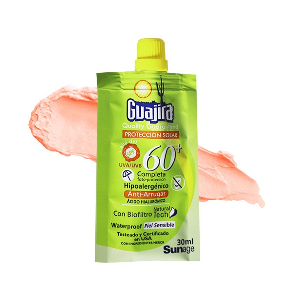 PROTECTOR SOLAR LA GUAJIRA EN SOBRE X10ML