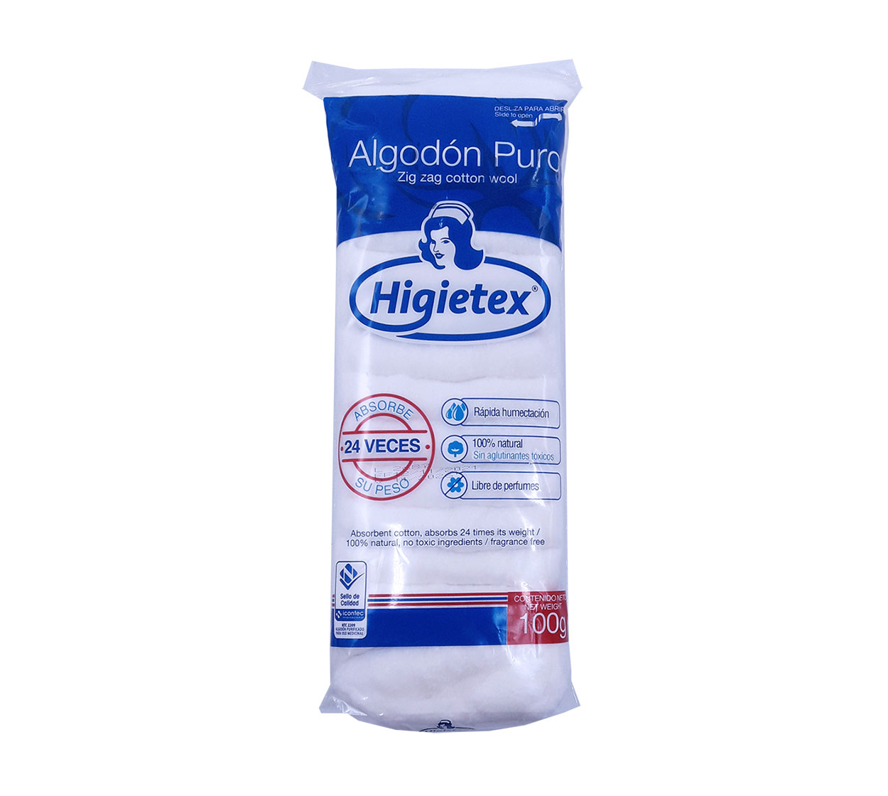 ALGODÓN HIGIETEX 100GR