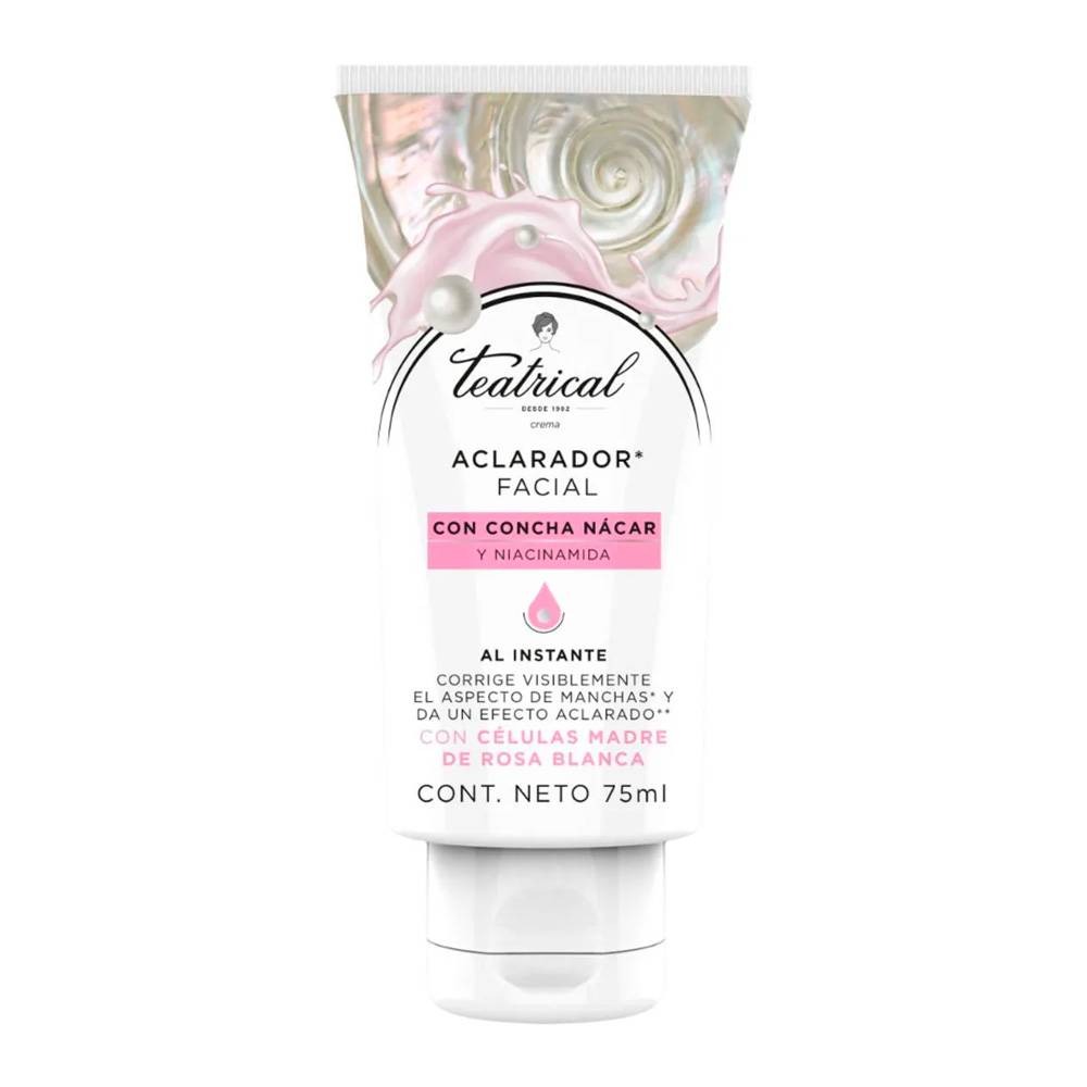 CREMA ACLARADORA TUBO TEATRICAL 75ML
