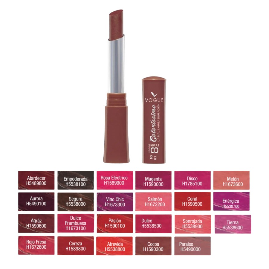 LABIAL BARRA VOGUE COLORISSIMO