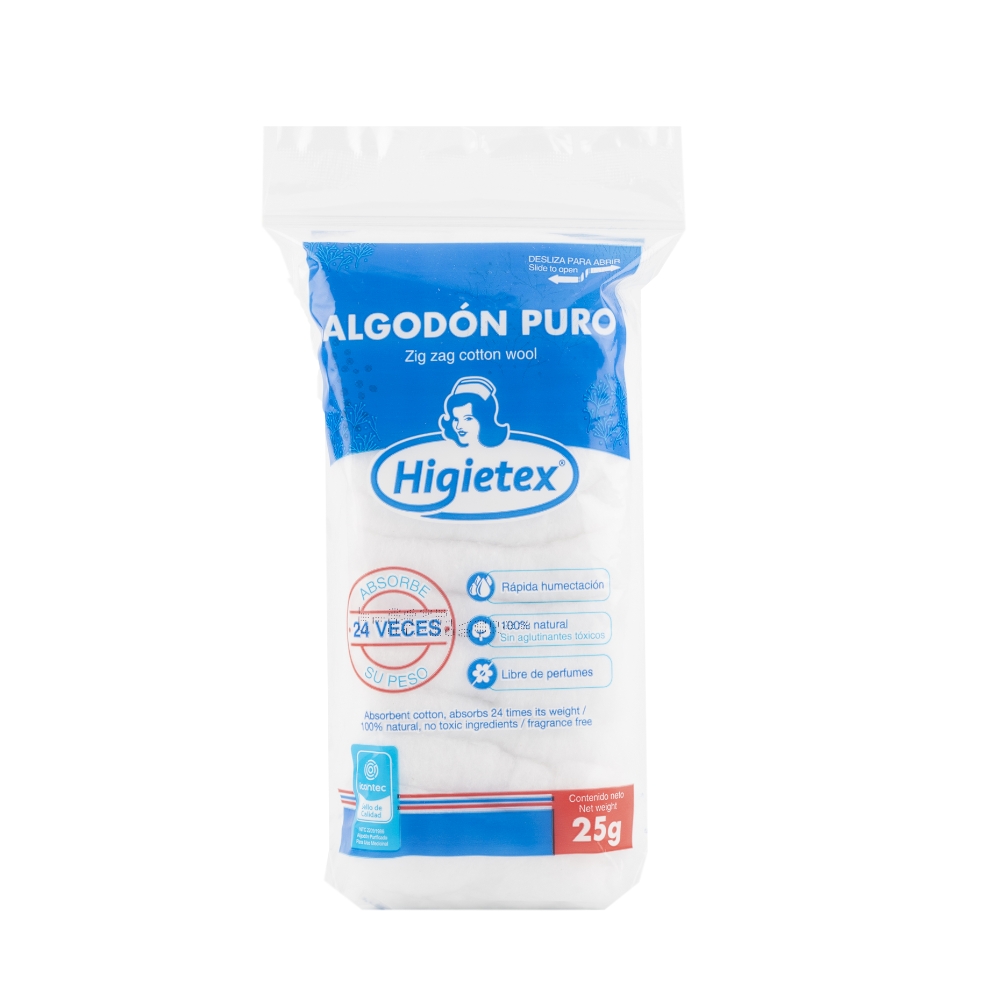 ALGODÓN HIGIETEX 25G