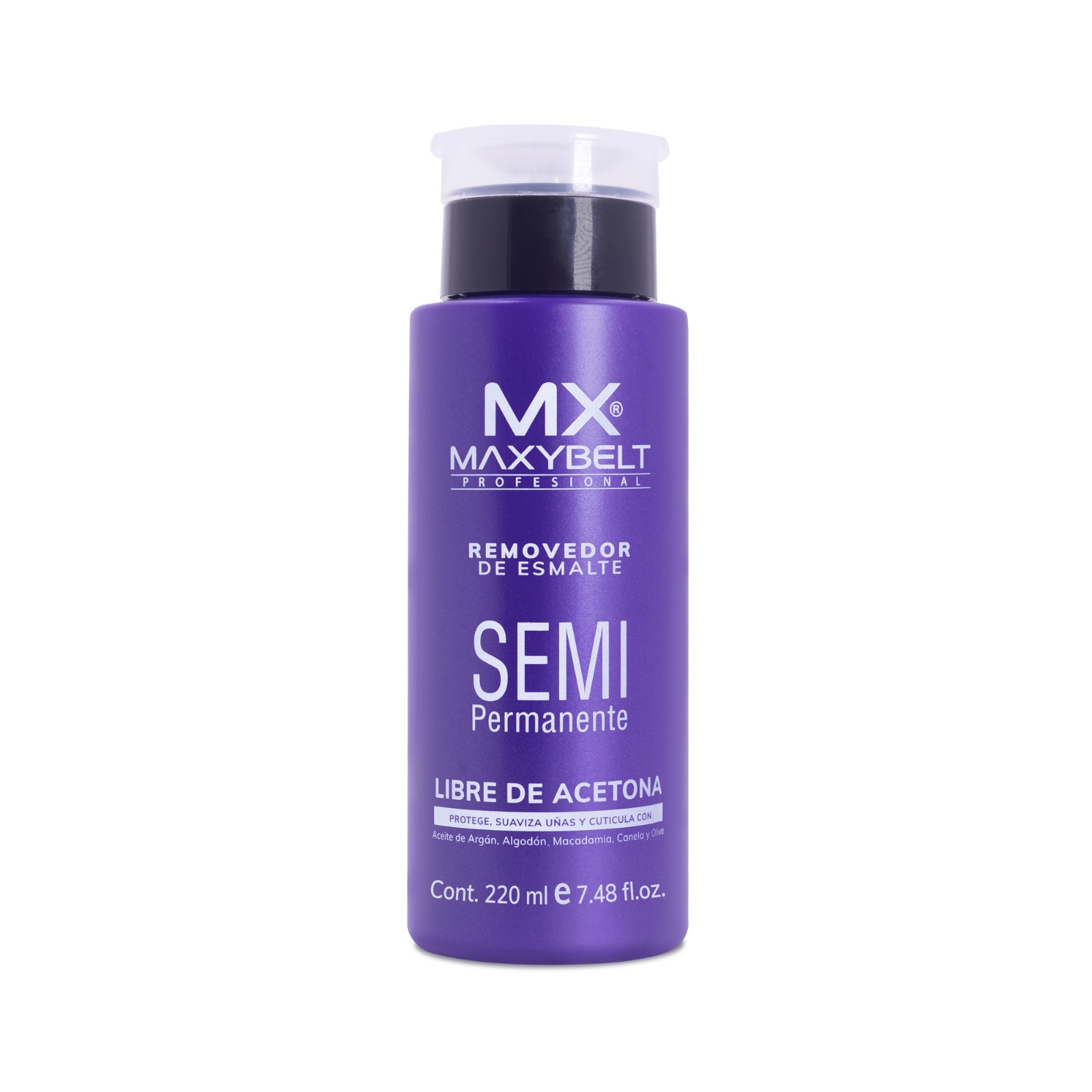 REMOVEDOR DE SEMIPERMANTE MAXYBELT X220ML
