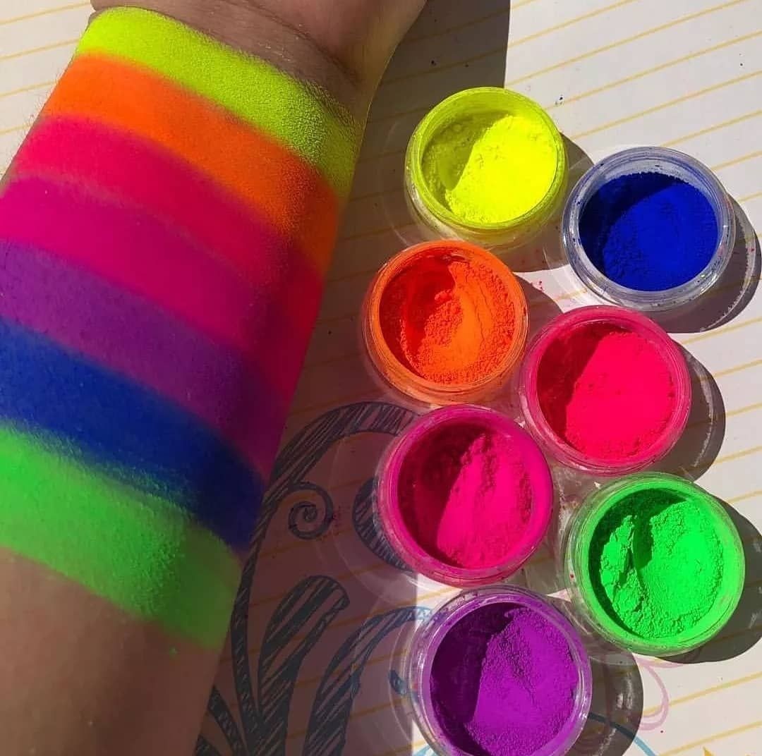 TORRE PIGMENTO NEON / GLITER X6